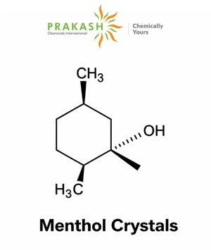 Menthol crystals